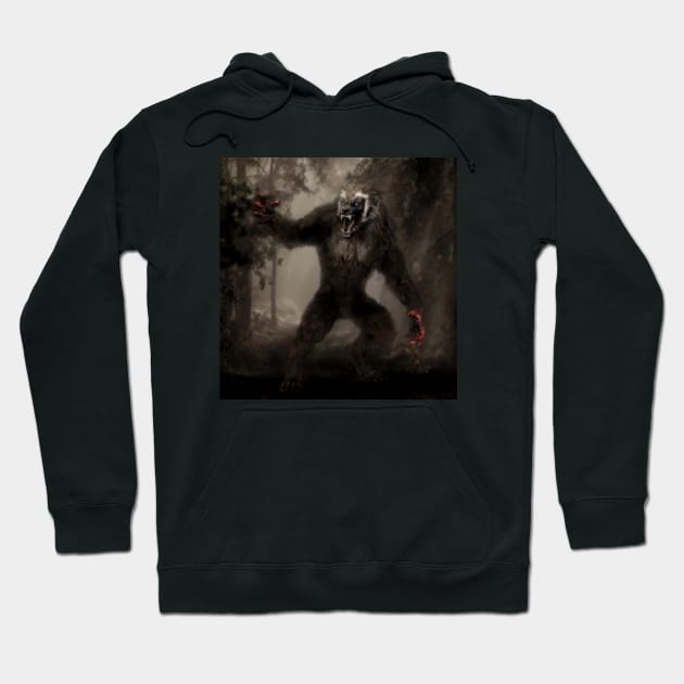 NIGHTSTALKER WEREWOLF Hoodie by Viergacht